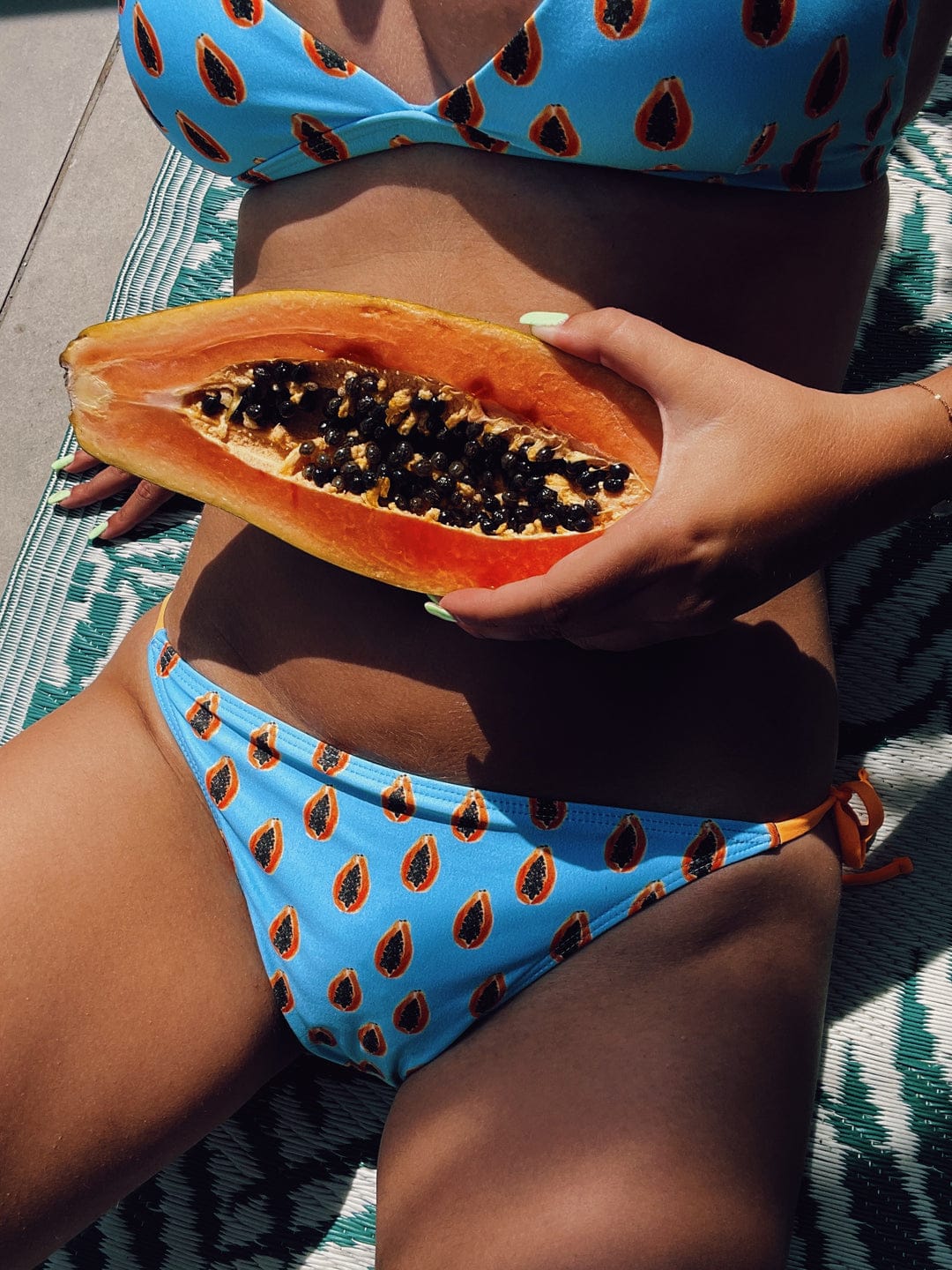 Bikini Mujer Deportivo Papayas